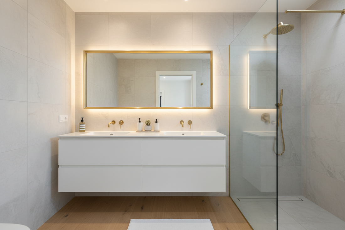 How to Transform Your Bathroom on a Budget: Mirrors, Shower Doors & More