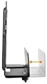 Mount Plus MP-06-02 Cable Box Mount, Modem Mount | Adjustable Wall Mount for Small and Wide Devices | Media Players, Cable Boxes, Modems, DVD Players | Game Console (Wide)
