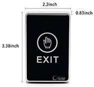Olideauto Automatic Door Opener Olide-120BS with 2pcs Waterproof Acrylic Hand Push Open Switch