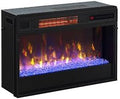 ClassicFlame 26" 3D SpectraFire Plus Infrared Fireplace Insert with Glass - Black, 26II342FGT