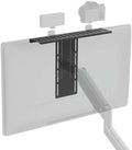 Mount Plus MDS12-2 All-In-One VESA Compatible Monitor Shelf for Device Organizer | Perfect for Online Meetings and Live Streaming Such As Cameras, Microphones, Spotlights, Webcams | Height Adjustable