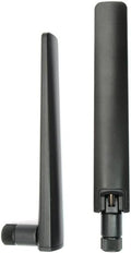 2X WiFi 6E Tri-Band Antenna 10dBi 2.4GHz/5GHz/5.8GHz High Gain MIMO RP-SMA Male by TREADALT-TEC