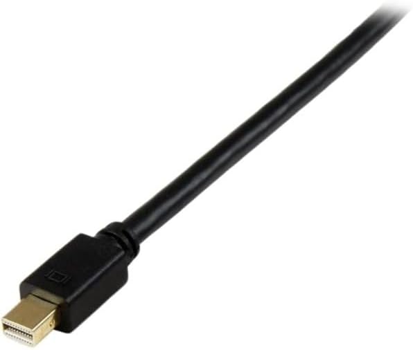 StarTech.com 3 ft Mini DisplayPort to DVI Active Adapter Converter Cable - 3ft (0.9m) Active mDP to DVI M/M Cable for PC 1920x1200 - Black