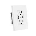 Zigbee Wall outlet with USB | One Controlled | One Always On | Compatibile with by PrakritiSmart