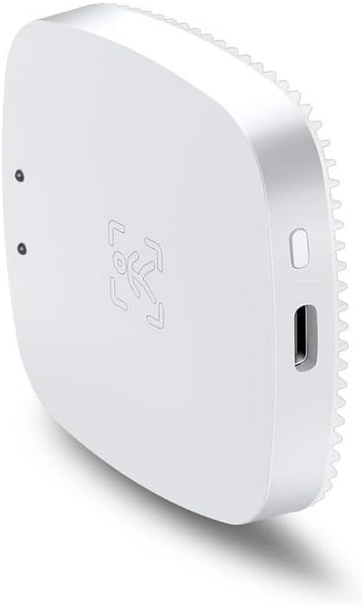 Smart Zigbee/WiFi Motion Sensor, Human Presence Motion Sensor with PIR and Millimeter Wave Detection, Static Presence Recognition, Light and Environmental Monitoring(B)