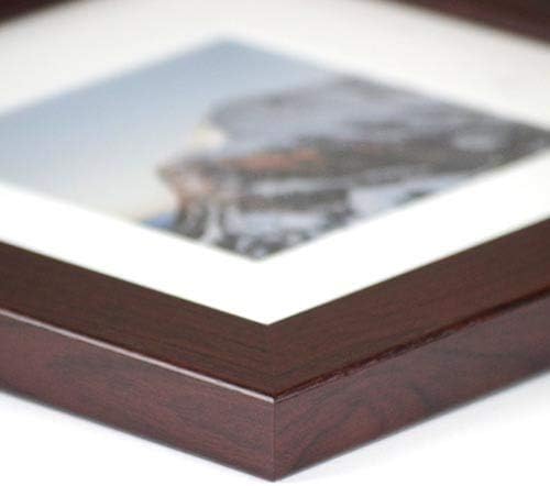 Frame It Easy 33 x 32 Merlot Wood Frame (Derby)