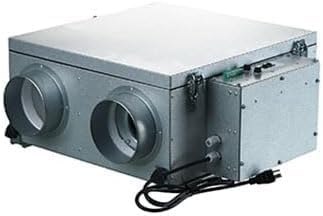VENTS-US Frigate ERV 80 R - Whole House Energy Recovery Ventilation System, Up to 100 CFM - Continuous Supply of Fresh Air While Exhausting Equal Amounts of Stale Air