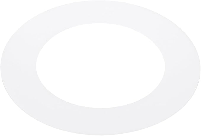 PATIKIL 3.2" ID 4.9" OD Plastic Trim Ring, Ceiling Light Goof Rings Matte by PATIKIL