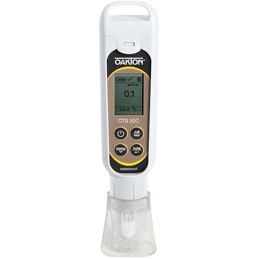 Oakton pHTestr® Waterproof Pocket Tester (Cup-Style Conductivity/TDS/Salinity Tester)