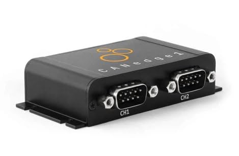 CANedge1: 2 x CAN Bus Data Logger | Standalone | 32 GB SD Card | Log CAN, J1939, OBD2, CANopen & More | Manufactured by CSS Electronics