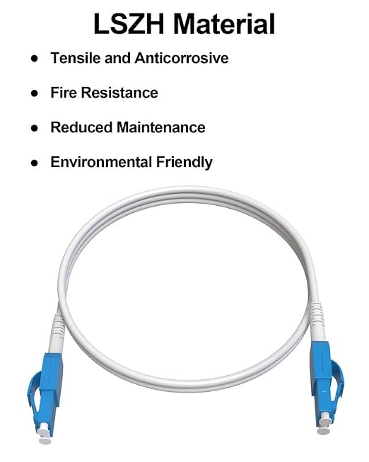 OS2 Armored Uniboot Fiber Optic Patch Cable LC to LC, SMF LC-LC Fiber Patch - Image 4