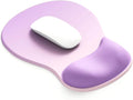 ErgoComfort Gel Wrist Rest Mouse Pad-Ergonomic Office Mousepad with Wrist Support-Non-Slip, Design Desk Accessories Mat for Home&Game Decor (06Amethyst Shade)