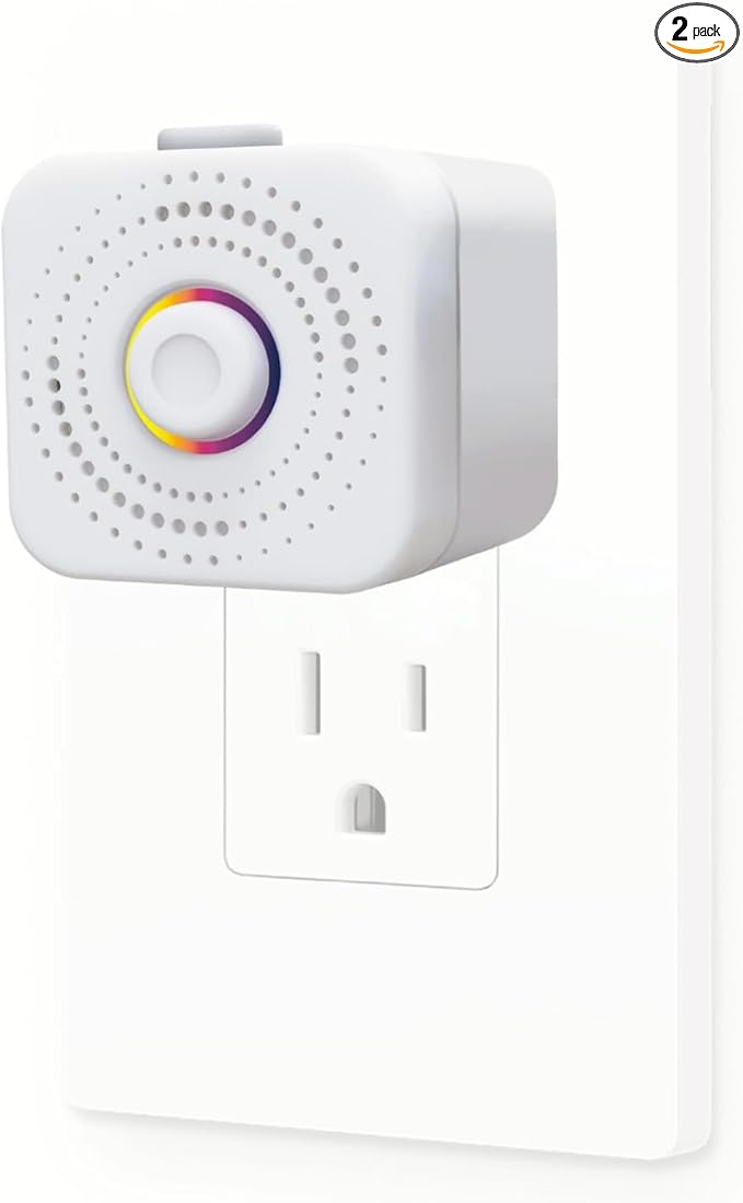 Nomo Smart Care Satellite - Eliminate Dead Zones & Boost Signal - Motion & Light Detector - Works w/Nomo Smart Care System - 2 Pack