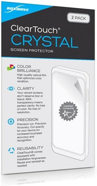 BoxWave Screen Protector Compatible with ButterflyMX Video Intercom Surface (7 in) - ClearTouch Crystal (2-Pack), HD Film Skin - Shields from Scratches for ButterflyMX Video Intercom Surface (7 in)