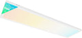 1x4 LED Flat Panel Light,Surface Mount Ceiling Light,5CCT 3000K/3800K/4500K/5200K/6000K Dimmable, 24W/30W/40W 5200LM Smooth Triac Dimming(10-100%), LED Light Fixture for Office Kitchen Garage,White