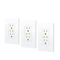 Eve Energy Outlet (Matter) 3-Pack – Smart Outlet & Power Meter, App & Voice Control, No Bridge, Thread, Works with Apple Home, Alexa, Google Home, SmartThings, 100% Privacy, Requires Thread Router