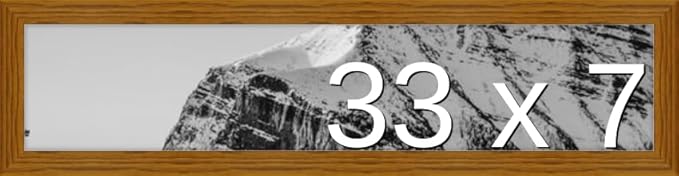 Frame It Easy 33 x 7 Hazel Wood Frame (Derby)