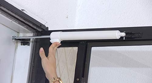 Touch 'n Hold Smooth Door Closer - Single Kit (Green) - Standard-Duty Door Closer with Touch-Button Hold Open Feature & Smooth Closing Motion – for (Medium & Lightweight) Storm, Screen Doors.
