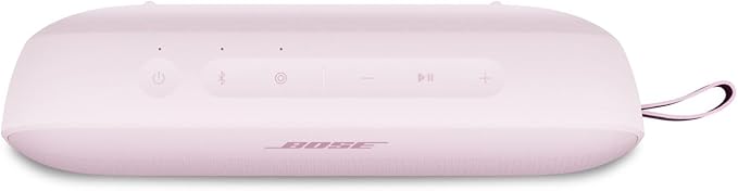 Bose SoundLink Flex Bluetooth Speaker (2nd Gen) - Portable Outdoor Speaker with Hi-Fi Audio, Waterproof and Dustproof, USB-C, Up to 12 Hours Battery Life, Petal Pink - Limited Edition Color