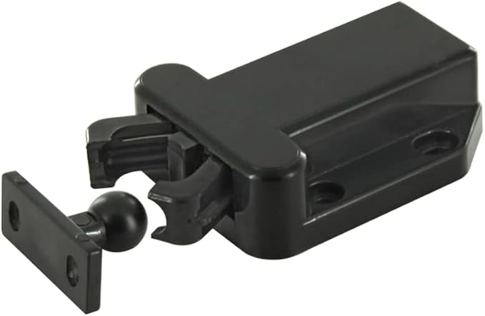 Cabinet latches,Push Latch, Rebound self-Locking Device, with Automatic pop-up Function Cabinet Lock, Prevent The Door from Sliding, Convenient and Practical, Easy to Install. (2 Pack)