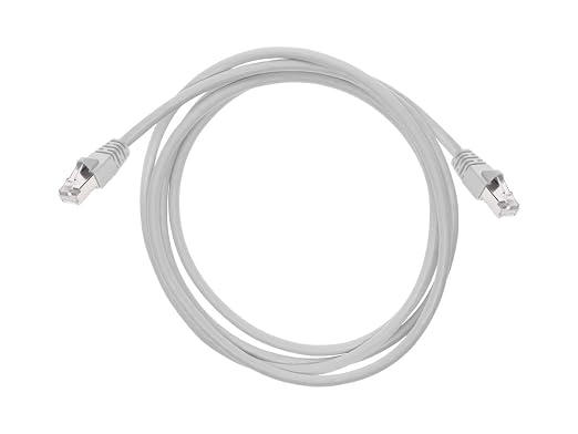 Monoprice Cat6A 7ft White Patch Cable Double Shielded 26AWG 10G Pure Bare - Image 4