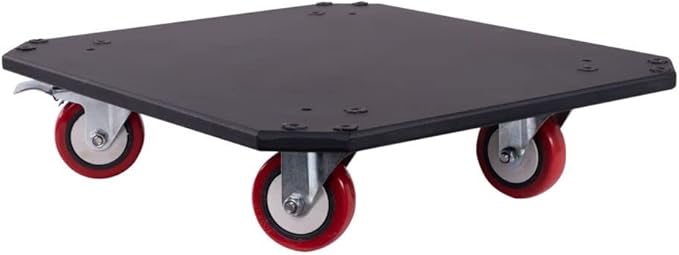 Sound Town Enhanced 1/2" (12mm) Plywood 12U PA DJ Rack/Road ATA Case with 11U Slant Mixer Top, 20’’ Rackable Depth and Casters, 12 Space Size, Pro Tour Grade (STMR-S12UW)