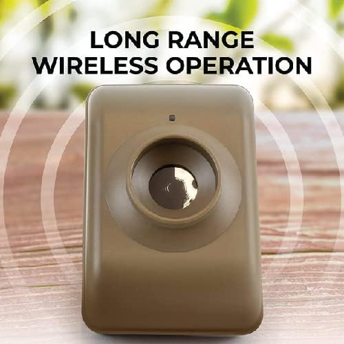 Dakota Alert Long Range Driveway Alarm Motion Detector - DCMA-4k Plus One Mile Wireless Range Alarm System - DCMT-4000 Transmitter & RE-4k Plus Receiver-Use Outdoors, Driveways, Entrances & Backyards