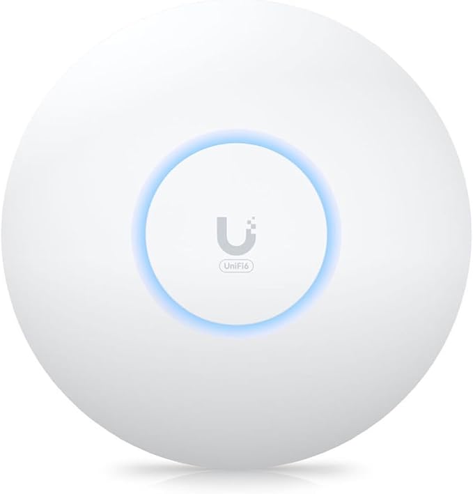 Ubiquiti U6+ Dual Band IEEE 802.11 a/b/g/n/ac/ax 3 Gbit/s Wireless Access Point by Unknown