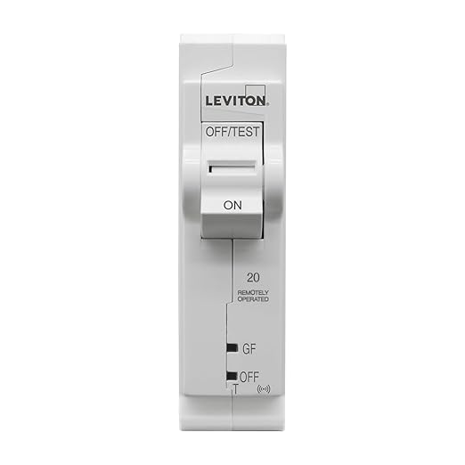 Leviton 2nd Gen Smart Circuit Breaker with Remote Control, GFCI, 1-Pole 20 Amp, 120-Volt, 10kA Interrupt Rating, LB120-GST