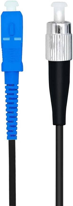 Jeirdus 15M SC to FC Outdoor Armored Simplex 9/125 SM Fiber Optic Cable Jumper Optical Patch Cord Singlemode 15Meters 49ft SC-FC
