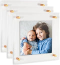ArtToFrames 20x20 Inch Double Panel Floating Acrylic Picture Frame (Full Frame is 24x24) comes with Gold Standoff Hardware, Made in the USA, 3 Pack