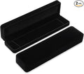 iSuperb Set of 2 Velvet Necklace Box Long Bracelet Box Display Chain Jewelry by iSuperb