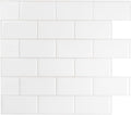 SMART TILES Peel and Stick Backsplash - 10 Sheets of 10.95" x 9.70" - 3D Adhesive Peel and Stick Tile Backsplash for Kitchen, Bathroom, Wall Tile, Norden