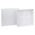 ICC 14” Plastic Structured Wiring Enclosure, Media Enclosure with Cable Wall Cover, Cable Management Box for Distribution of Networking Services, UL Listed TAA Compliant, ICRESDP14E