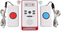 Assistive Technology Services 2 Button Caregiver Alert System - Health Alert & Monitoring System - Alarm - Battery Powered