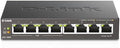 D-Link 8-Port Gigabit Unmanaged PoE+ Ethernet Switch, by D-Link