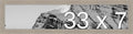 Frame It Easy 33 x 7 Rustic Gray Wood Frame (Derby)