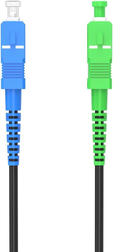 Jeirdus 20M SC/PC to SC/APC Outdoor Armored Simplex 9/125 SM Fiber Optic Cable Jumper Optical Patch Cord Singlemode 20Meters 65ft SC-SC