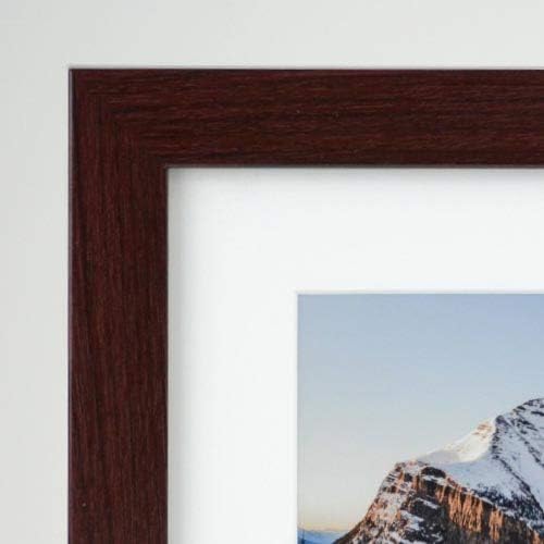 Frame It Easy 33 x 34 Merlot Wood Frame (Derby)