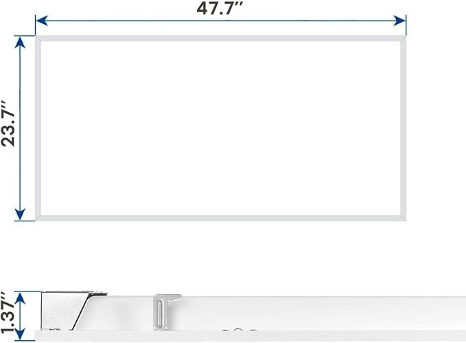 2x4 FT LED Light Flat Panel, 40-72W, 5 CCT 3K | 3.5k | 4K | 5K | 6.5K, Dimmable Recessed Drop Ceiling Lights 3750/5000/6250/7500/9000 Lumens, Lay in Fixture for Commercial, 120-277V, UL DLC(6 Pack)
