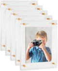 ArtToFrames 8x32 Inch Double Panel Floating Acrylic Picture Frame (Full Frame is 12x36) comes with Gold Standoff Hardware, Made in the USA, 5 Pack