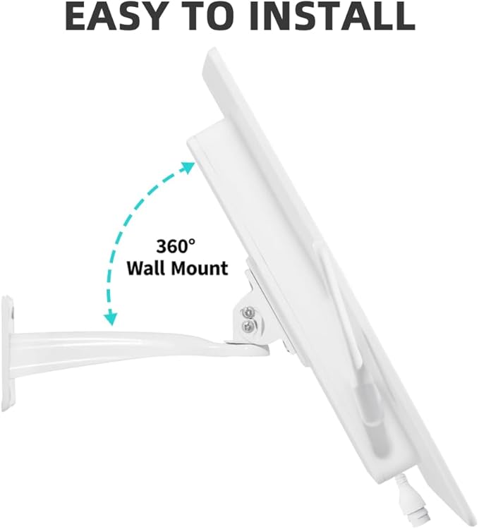 WiFi Extender Signal Booster Solar Battery Outdoor,Long Range up to 300-feet,Internet 2.4G WiFi Extender Booster,Wireless Signal Booster WiFi Repeater 300Mbps,Applicable to 2.4G Router (33 * 26CM)