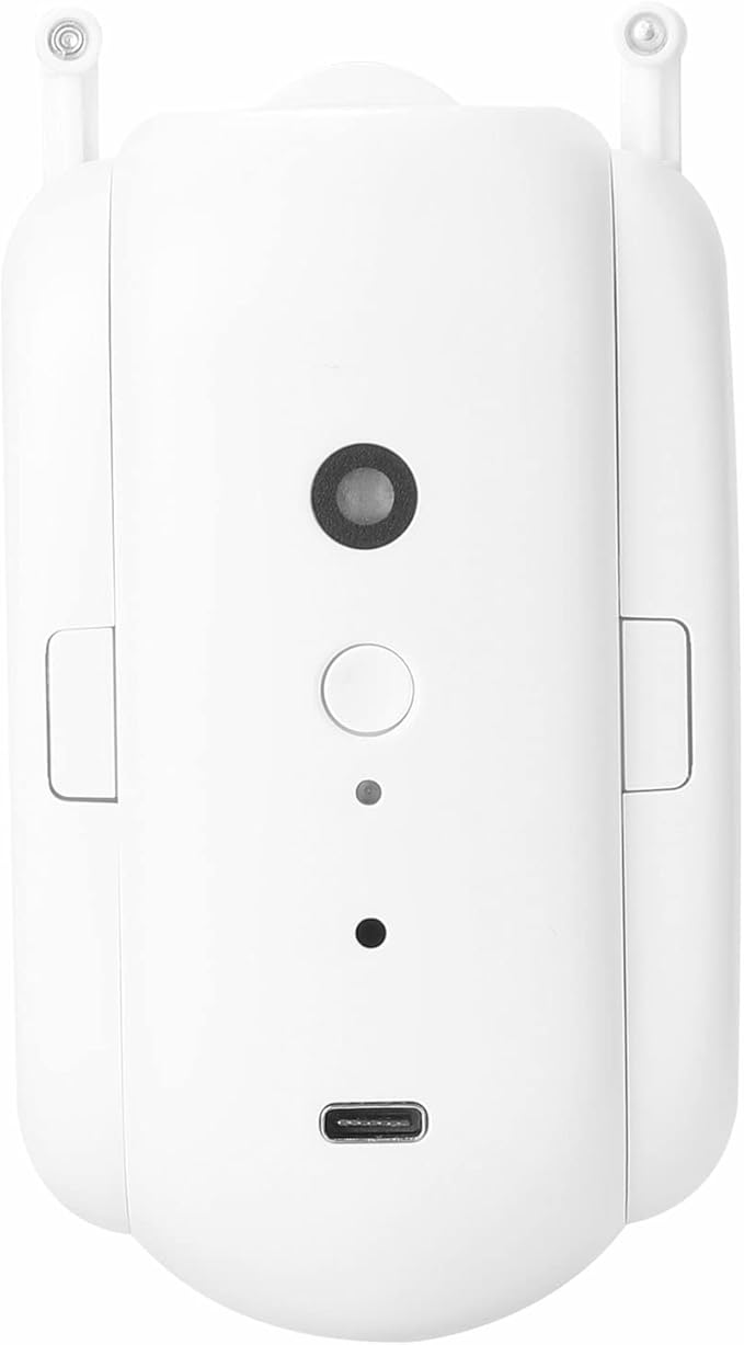 Sunydog 2pcs Tuya Smart Curtain Motor BT Voice Control Switch Electric Curtain Robot APP Control Timer Setup Compatible with Alexa Google Home for Roman Rod