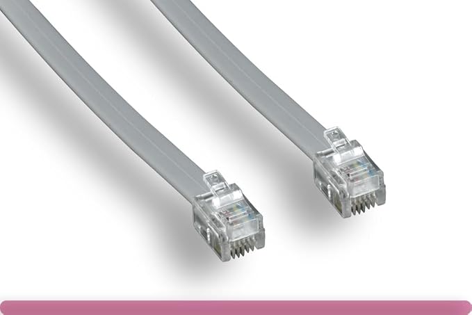 RiteAV - 100FT RJ12/M to RJ12/M 6P6C Straight by RiteAV