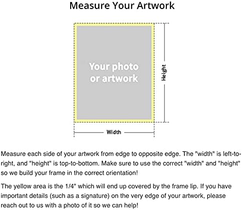 Frame It Easy 33 x 28 Wheat Wood Frame (Derby)