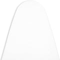 Encasa XO Ironing Board Cover and Pad 54"x15" - 4mm Felt Large Iron Board Cover with Padding - Heat Resistant, Stain-Safe Dye, Non Slip Elastic Bungee Cord Tightening Iron Table Cover White