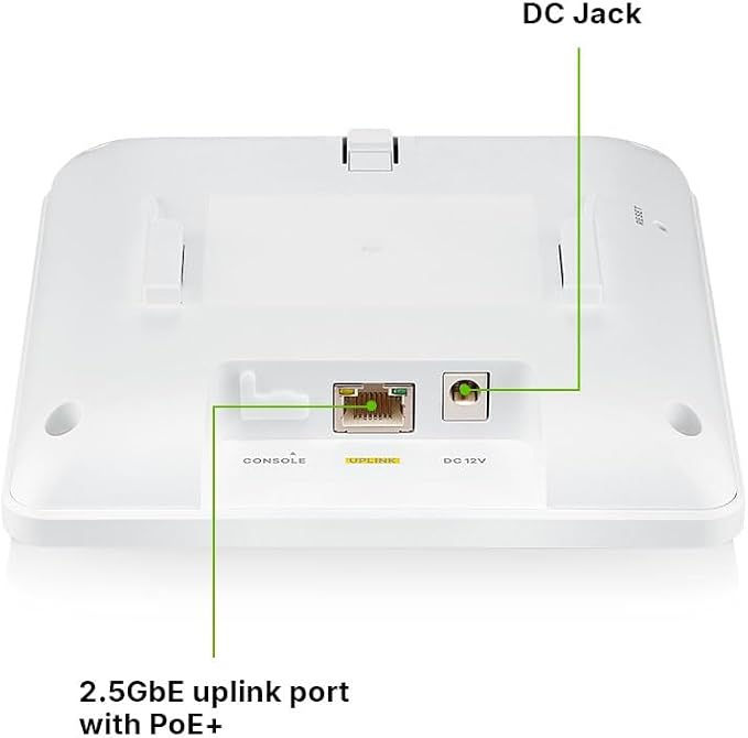 Zyxel WiFi 7 Wireless Access Point BE6500 | PoE+ / AC Powered | 2.5Gb Ethernet - Image 9