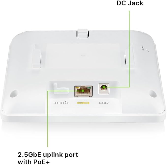 Zyxel WiFi 7 Wireless Access Point BE6500 | PoE+ / AC Powered | 2.5Gb Ethernet - Image 2