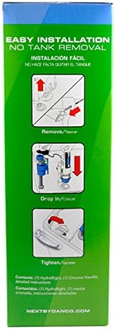Danco HYR271T Hydroright Dual Flush Valve and Lever Handle, No Size, White (Pack of 5)