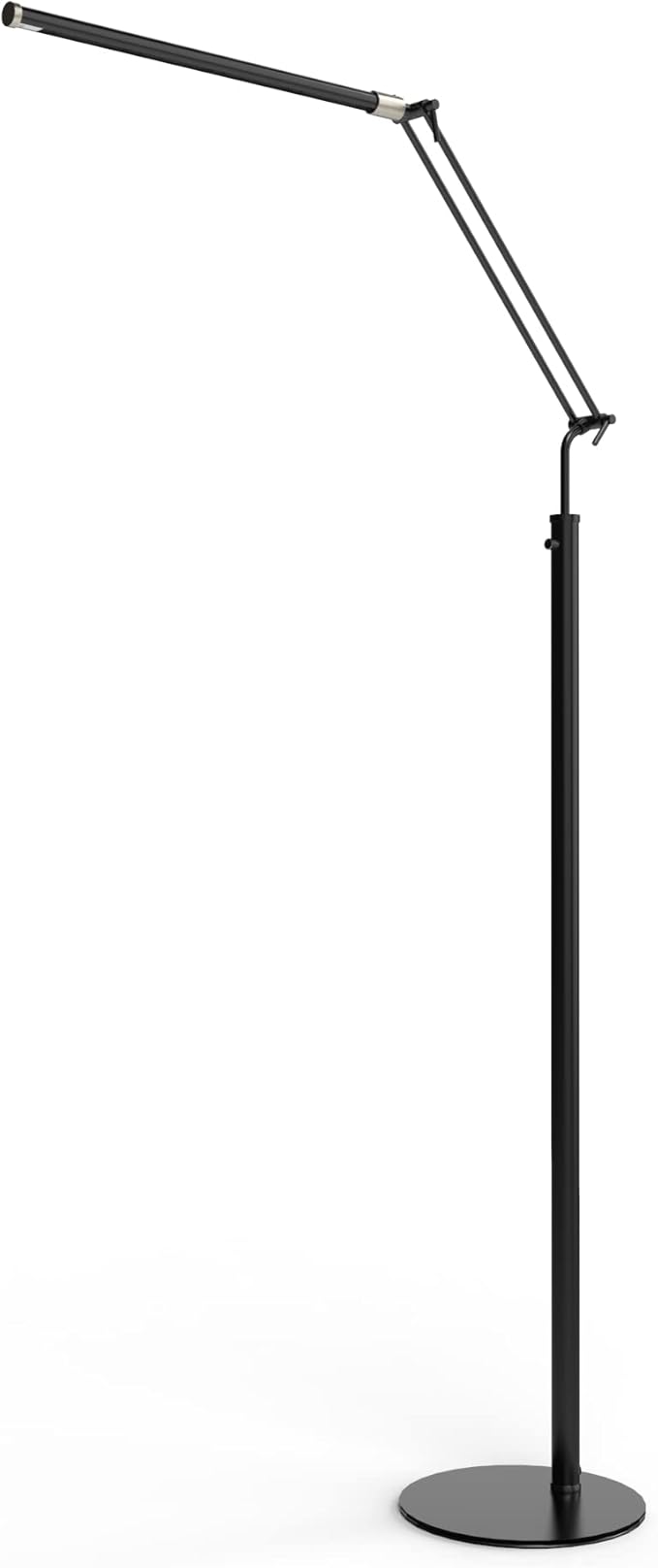 Cocoweb High Powered, dimmable, LED Floor Lamp - Fled-GPS (Satin Nickel)
